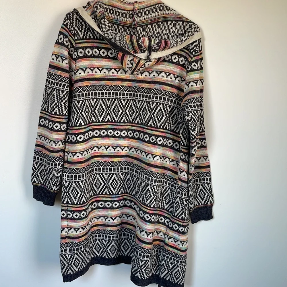 NWT Monteau multi-colored oversized sweater